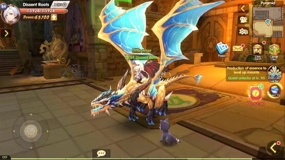 Screenshot Blade and Wings: Future Fantasy 3D Anime MMORPG Game