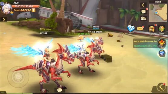 Screenshot Blade and Wings: Future Fantasy 3D Anime MMORPG Game