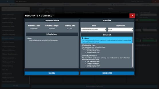 Screenshot Pro Wrestling Sim