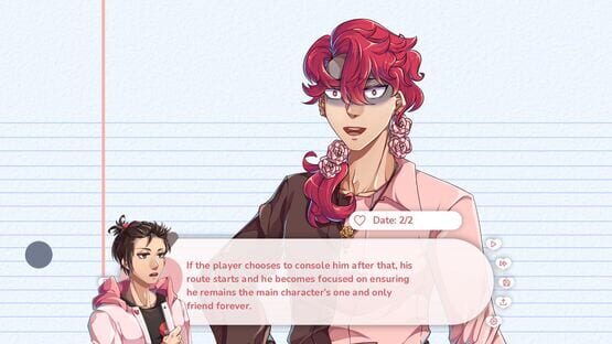Screenshot Stuck in a Yandere Visual Novel... HELP!!