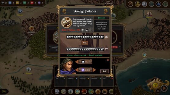 Screenshot Silmaris: Dice Kingdom