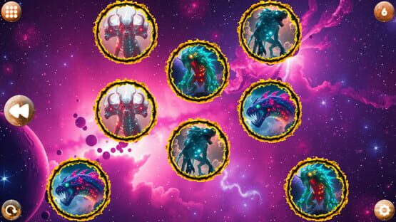 Screenshot Space Memory: Monsters