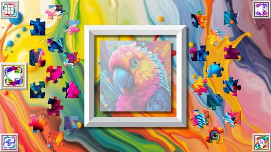 Screenshot Color Splash: Parrots