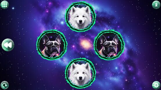 Screenshot Space Memory: Dogs
