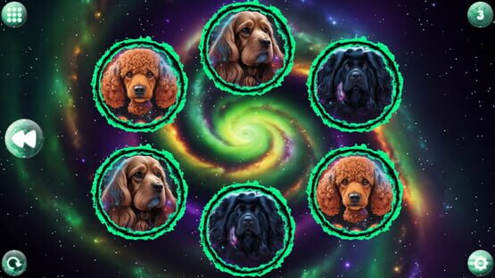 Screenshot Space Memory: Dogs