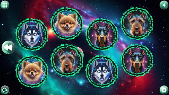 Screenshot Space Memory: Dogs