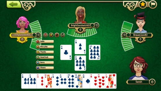 Screenshot Hearts Online