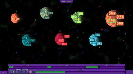 Screenshot Swarming Planet