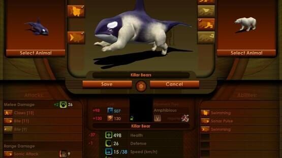 Screenshot Impossible Creatures