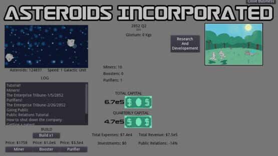 Screenshot Asteroids, Inc.