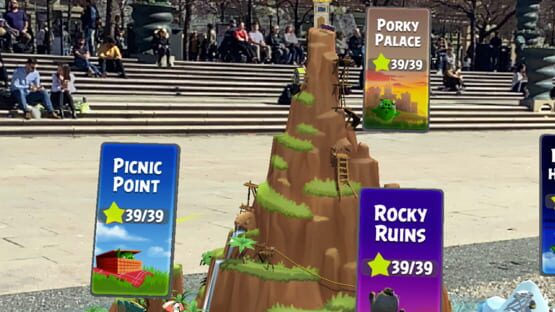 Screenshot Angry Birds AR: Isle of Pigs