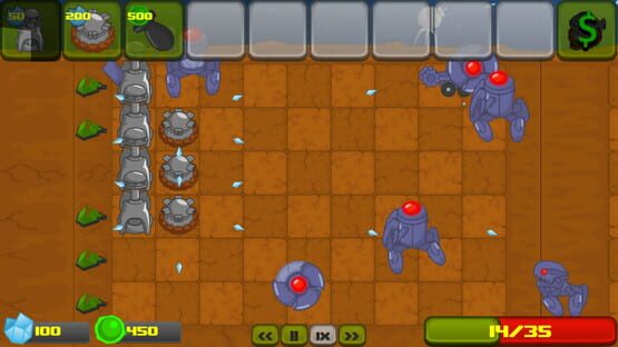 Screenshot Martians Vs Robots