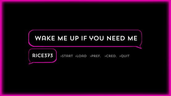 Screenshot Wake Me Up If You Need Me