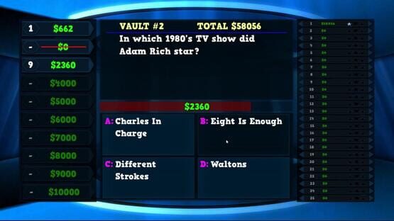 Screenshot Trivia Vault: 1980's Trivia