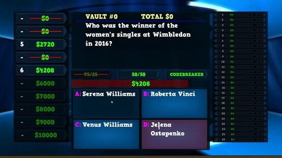 Screenshot Trivia Vault: Tennis Trivia