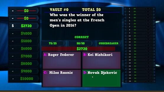 Screenshot Trivia Vault: Tennis Trivia