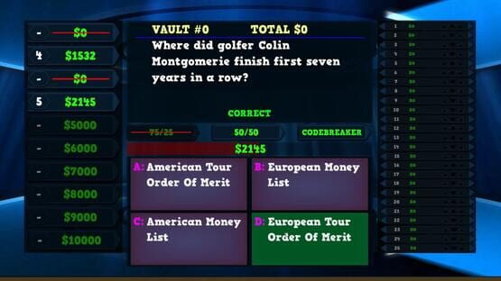 Screenshot Trivia Vault: Golf Trivia