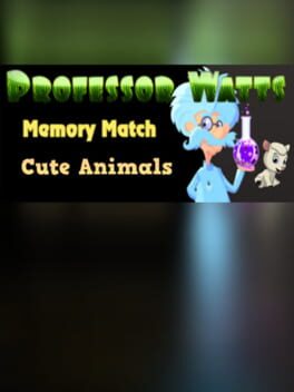 Cover Professor Watts Memory Match: Cute Animals