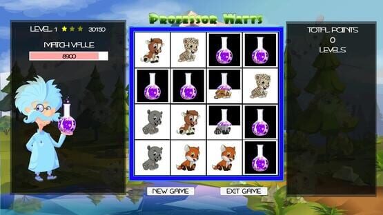 Screenshot Professor Watts Memory Match: Cute Animals