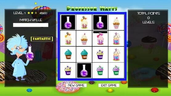 Screenshot Professor Watts Memory Match: Yummy Cupcakes
