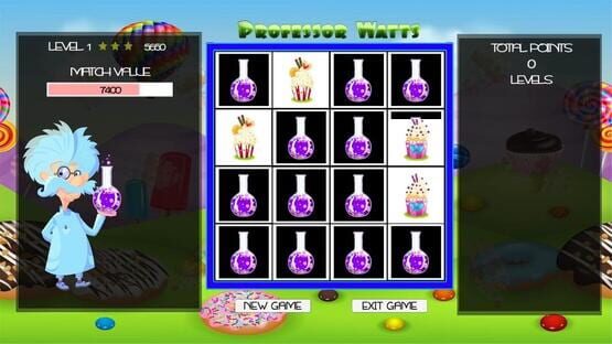 Screenshot Professor Watts Memory Match: Yummy Cupcakes