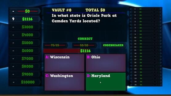 Screenshot Trivia Vault Baseball Trivia