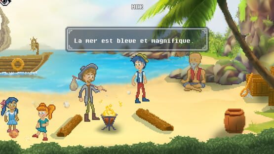 Screenshot Pierre's Adventures in French