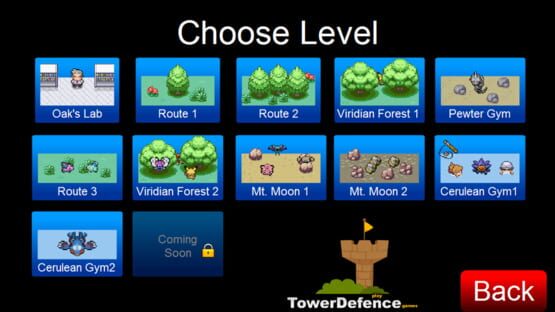 Screenshot Pokémon Tower Defense