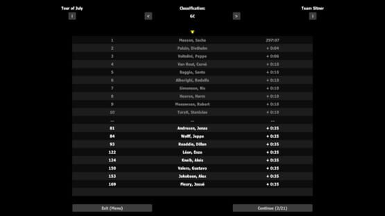 Screenshot Kassei: Road Cycling - Next Season