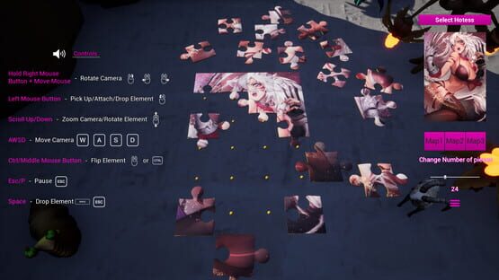 Screenshot Anime Fantasy Jigsaw Puzzle 3D