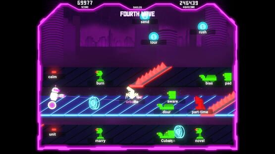Screenshot Tybot Invasion: The Typing Runner