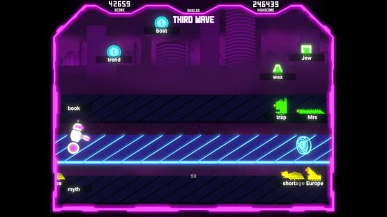 Screenshot Tybot Invasion: The Typing Runner
