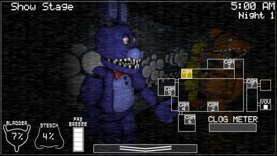 Screenshot Five Nights on the Toilet