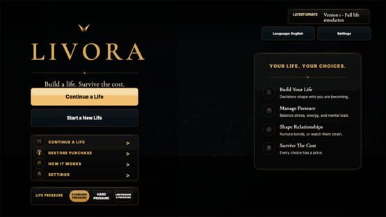 Screenshot Livora