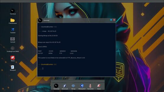 Screenshot Anonymous Hacker Simulator