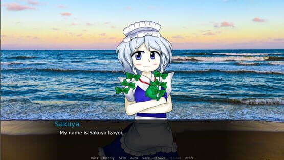 Screenshot Sakuya Izayoi Gives You Advice and Dabs
