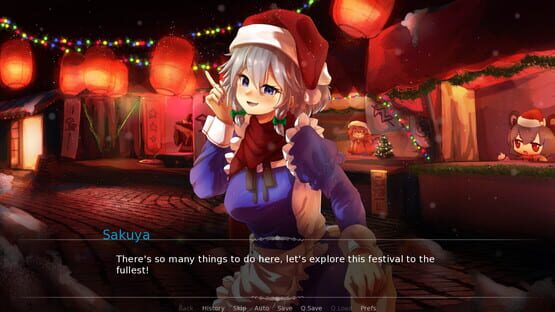 Screenshot Christmas Celebration With Sakuya Izayoi