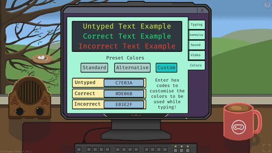 Screenshot CozyTyper