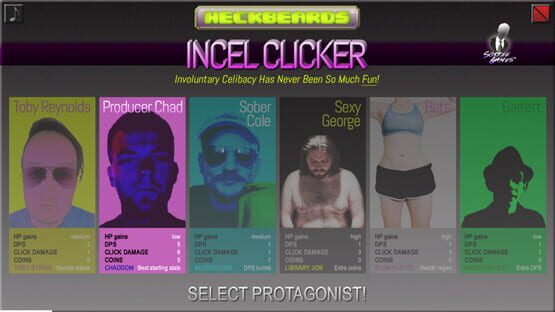 Screenshot Incel Clicker