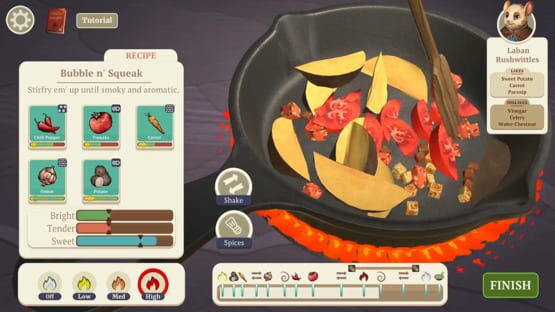 Screenshot The Lost Legends of Redwall: Feasts & Friends