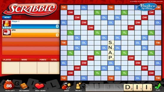 Screenshot Scrabble