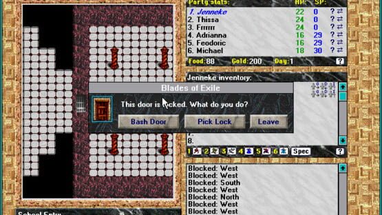 Screenshot Blades of Exile