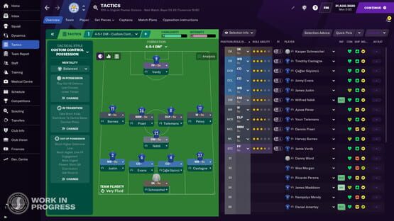 Screenshot Football Manager 2021