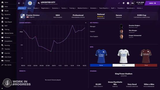 Screenshot Football Manager 2021