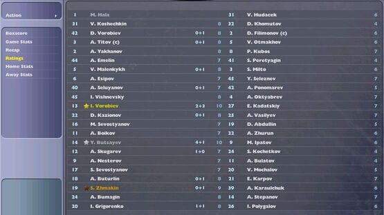 Screenshot NHL Eastside Hockey Manager 2005