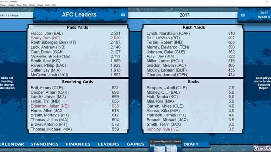 Screenshot Football Mogul 18