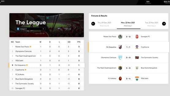 Screenshot The Open League