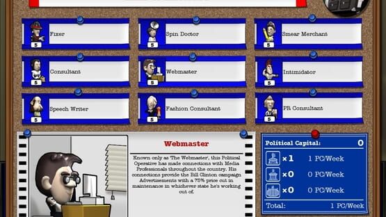 Screenshot The Political Machine 2008