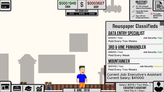 Screenshot Life & Debt: A Real Life Simulator