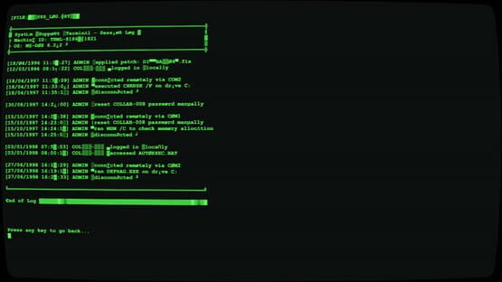 Screenshot Unknown Terminal